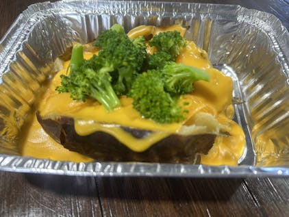Vegan Broccoli and Cheese Potato