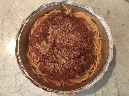 Spaghetti or Ziti with Meat