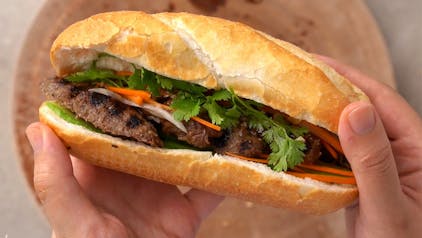 Banh Mi Thit Bo Nuong - Grilled Beef 