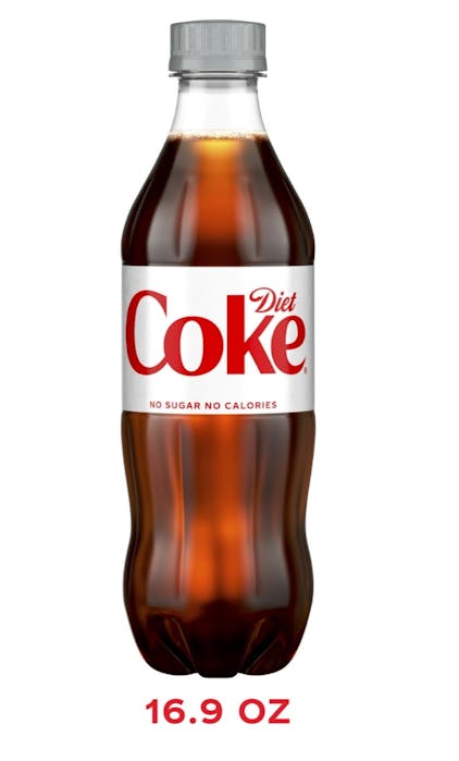 Diet Coke Plastic Bottle 17oz